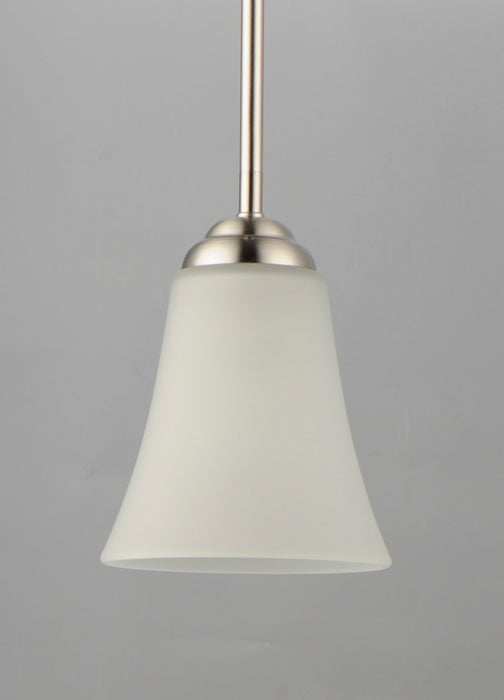 Maxim 92081FTSN One Light Mini Pendant, Satin Nickel