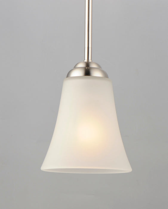 Maxim 92081FTSN One Light Mini Pendant, Satin Nickel