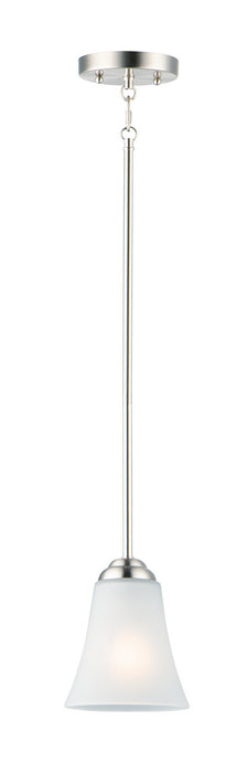 Maxim 92081FTSN One Light Mini Pendant, Satin Nickel