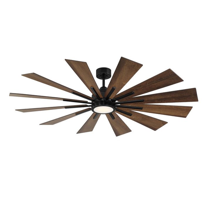 Meridian M2024MBK 60" Ceiling Fan, Matte Black