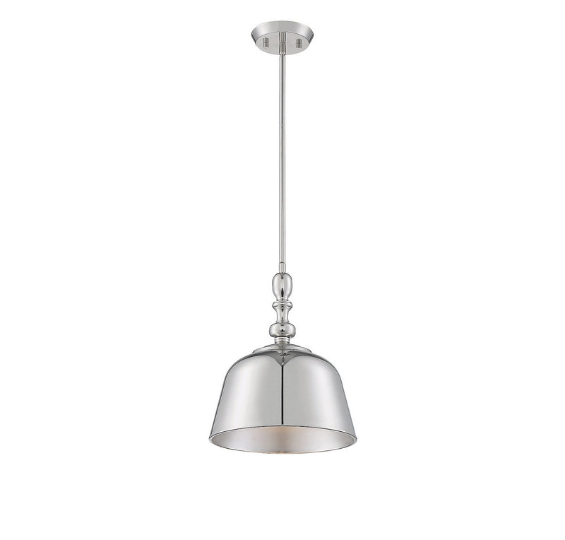 Savoy House 7-3751-1-109 One Light Pendant, Polished Nickel