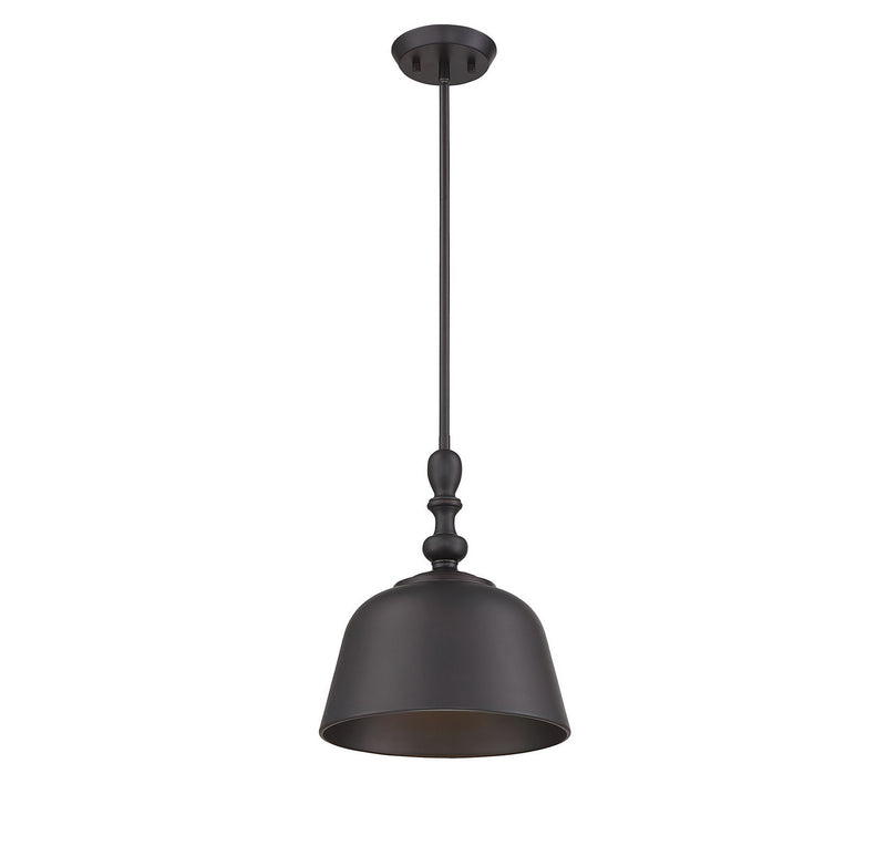 Savoy House 7-3751-1-13 One Light Pendant, English Bronze