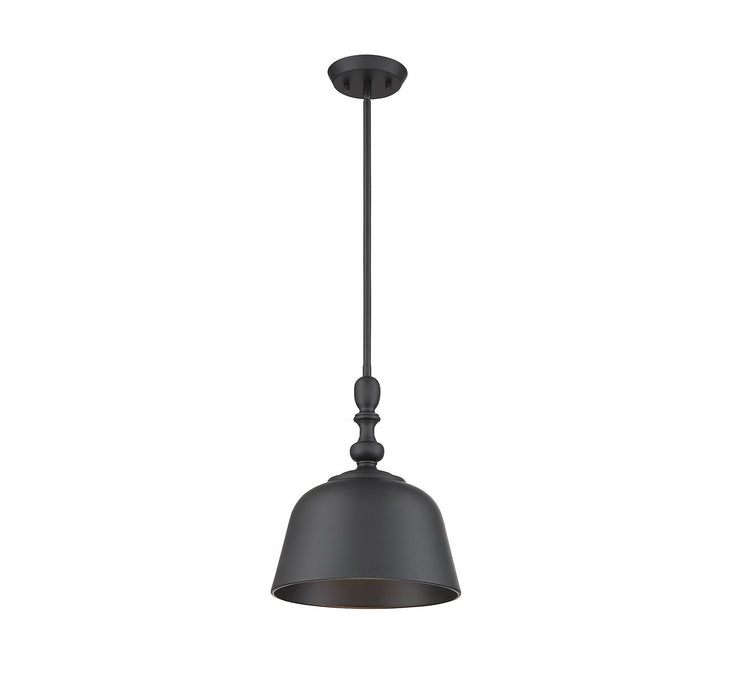 Savoy House 7-3751-1-89 One Light Pendant, Matte Black