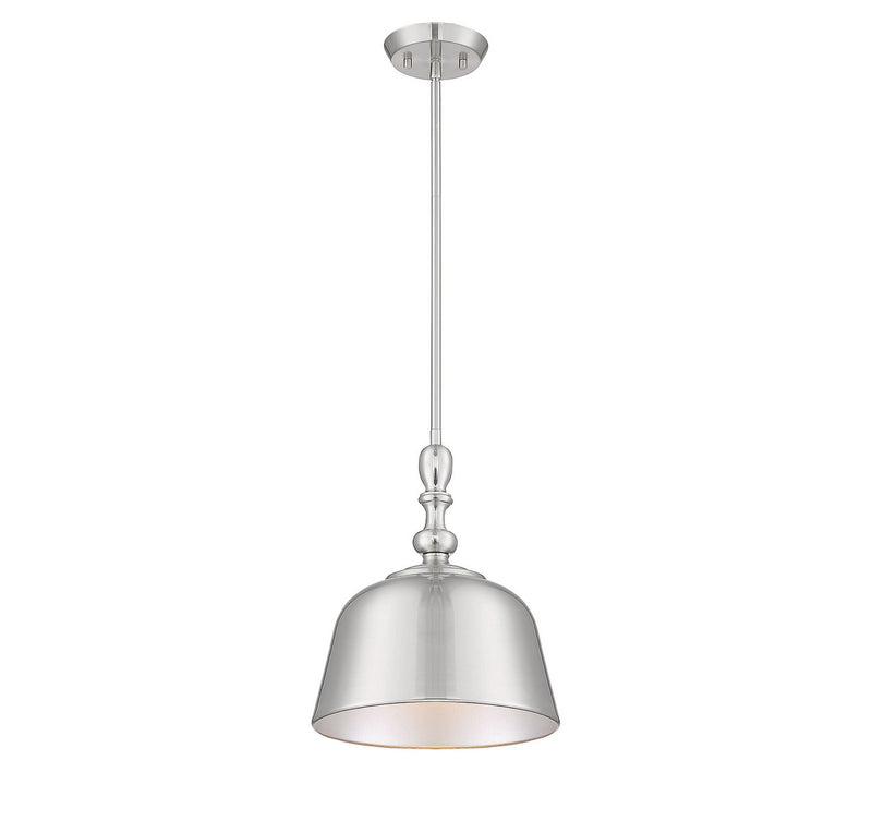 Savoy House 7-3751-1-SN One Light Pendant, Satin Nickel