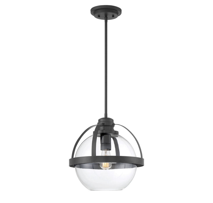Savoy House 7-7201-1-89 One Light Pendant, Matte Black