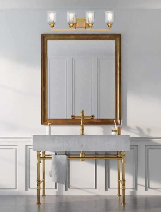 Savoy House 8-1972-4-322 Four Light Bath Bar, Warm Brass