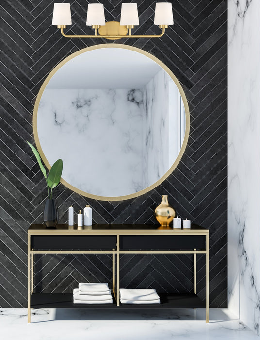 Savoy House 8-4090-4-322 Four Light Bath Bar, Warm Brass