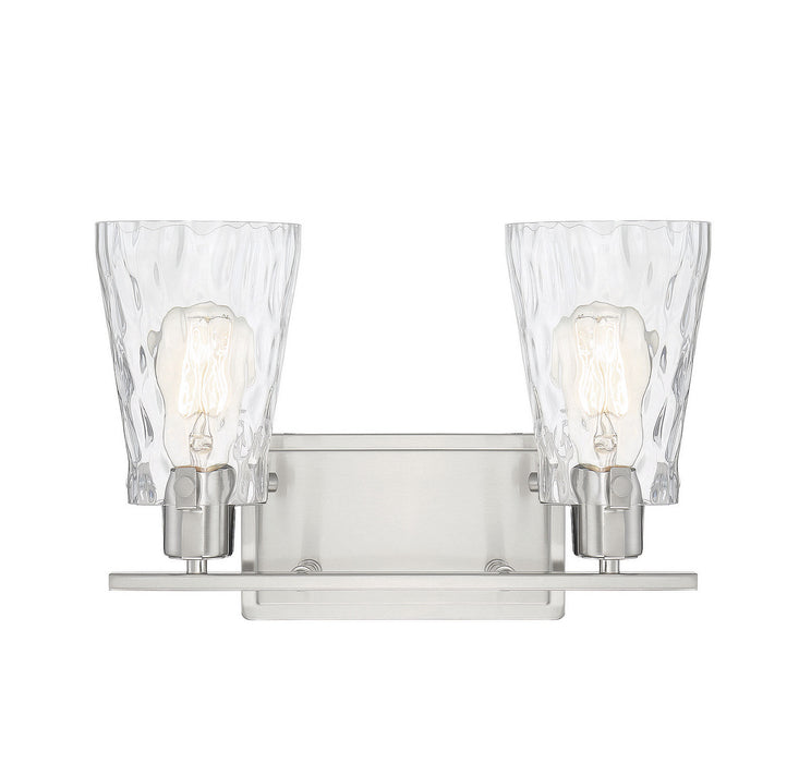 Savoy House 8-4508-2-SN Two Light Bath Bar, Satin Nickel