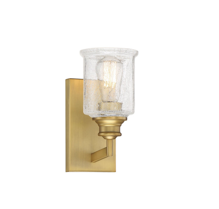 Savoy House 9-1972-1-322 One Light Bath, Warm Brass