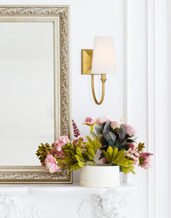 Savoy House 9-2542-1-322 One Light Wall Sconce, Warm Brass