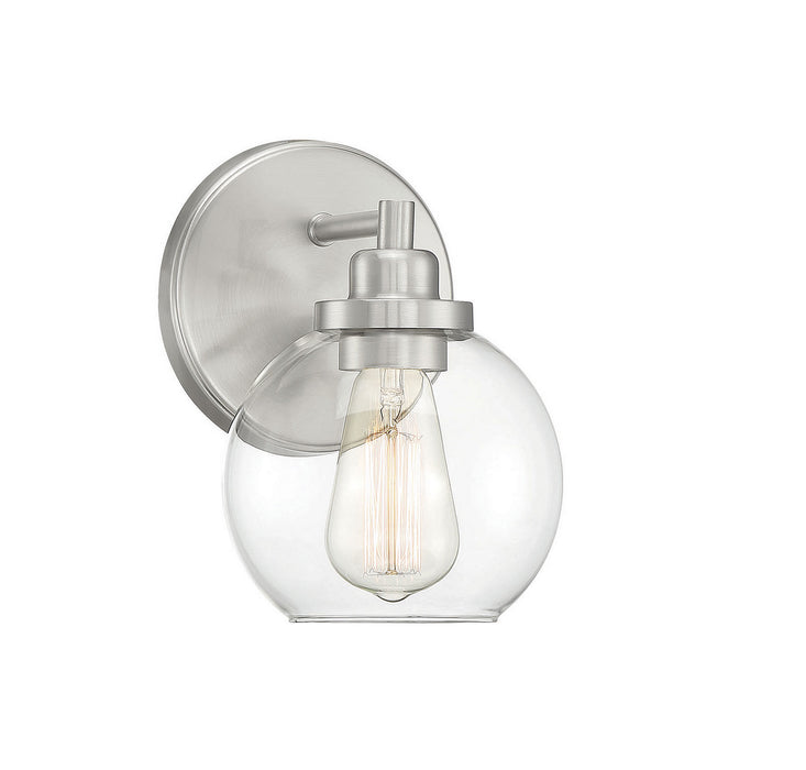 Savoy House 9-4050-1-SN One Light Bath, Satin Nickel