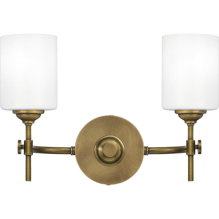 Quoizel ARI8615WS Two Light Bath, Weathered Brass