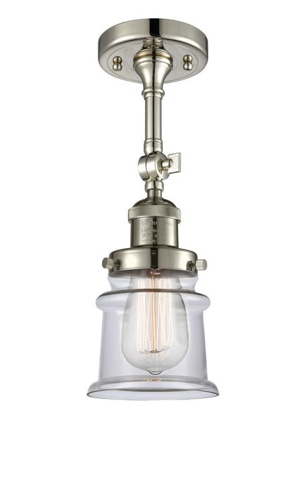 Innovations 201F-PN-G182S-LED LED Semi-Flush Mount, Polished Nickel