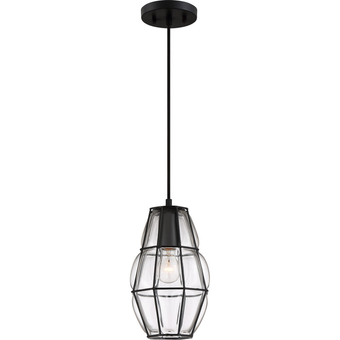 Quoizel BLH1508EK One Light Mini Pendant, Earth Black