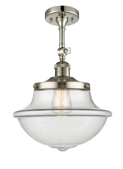 Innovations 201F-PN-G542-LED LED Semi-Flush Mount, Polished Nickel