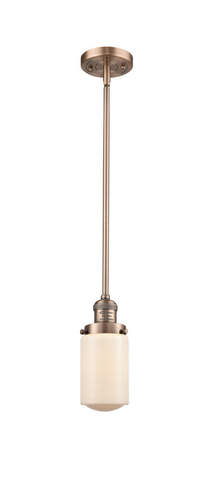 Innovations 201S-AC-G311 One Light Mini Pendant, Antique Copper