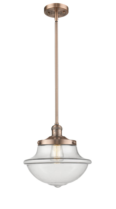 Innovations 201S-AC-G542 One Light Mini Pendant, Antique Copper