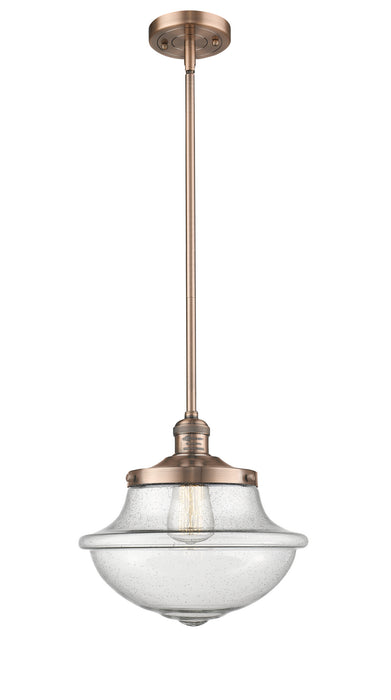 Innovations 201S-AC-G544 One Light Mini Pendant, Antique Copper