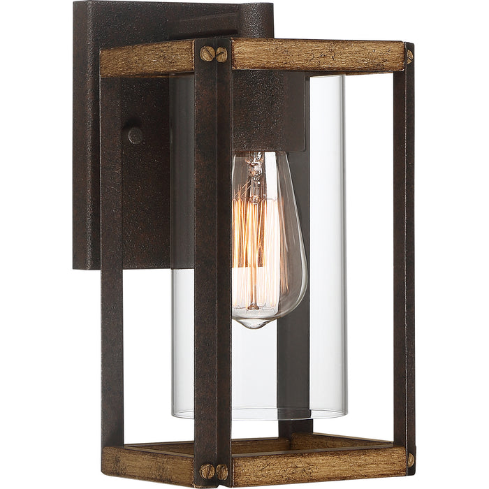 Quoizel MSQ8406RK One Light Outdoor Lantern, Rustic Black