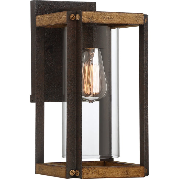 Quoizel MSQ8407RK One Light Outdoor Lantern, Rustic Black
