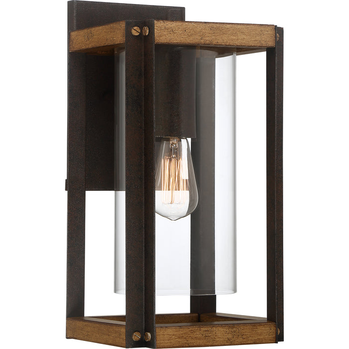 Quoizel MSQ8409RK One Light Outdoor Lantern, Rustic Black