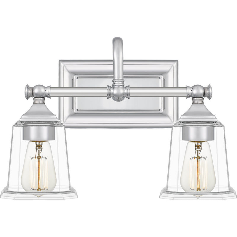 Quoizel NLC8602C Two Light Bath, Polished Chrome
