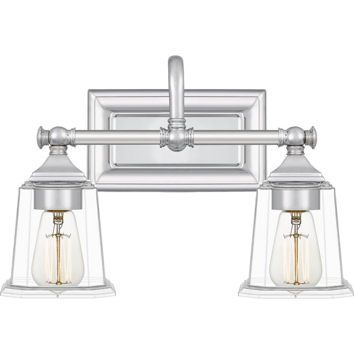 Quoizel NLC8602C Two Light Bath, Polished Chrome
