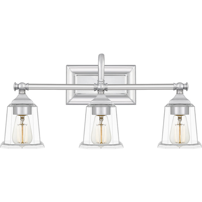 Quoizel NLC8603C Three Light Bath, Polished Chrome