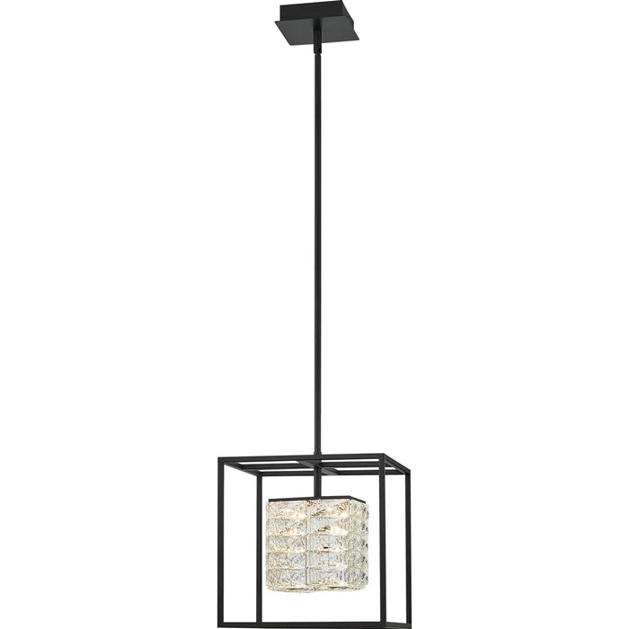 Quoizel PCDZ2812MBK LED Pendant, Matte Black
