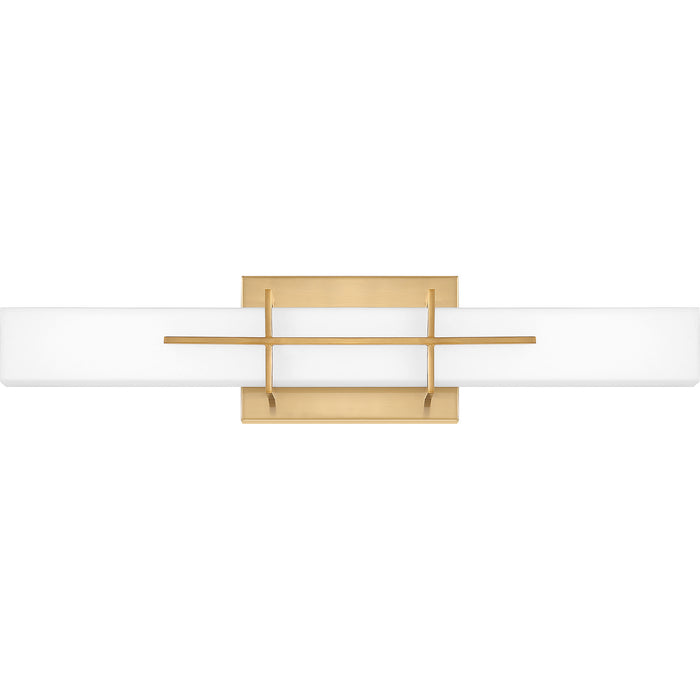 Quoizel PCGI8523AB LED Bath Fixture, Aged Brass