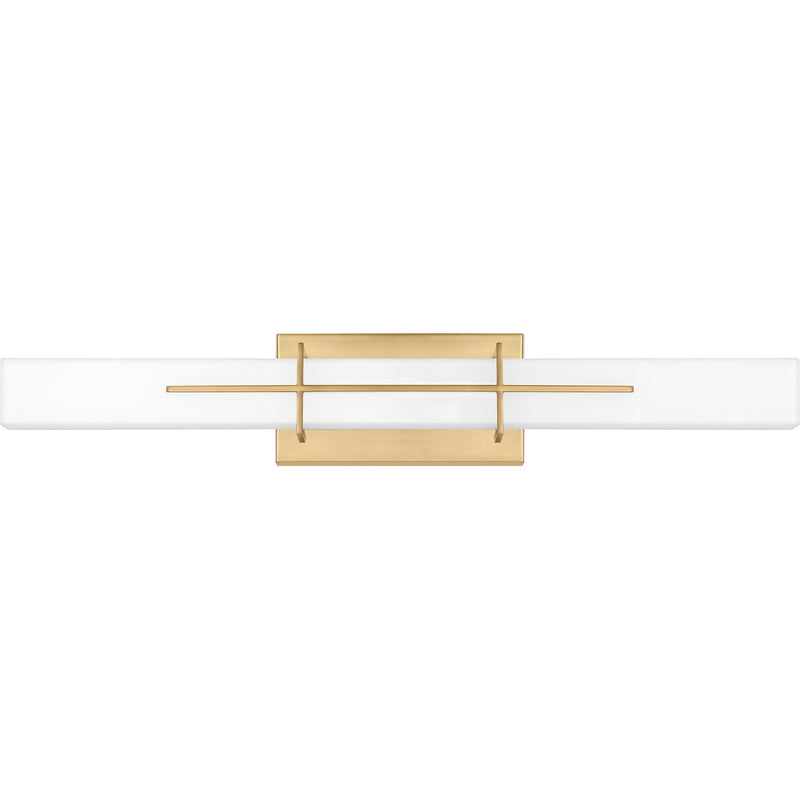 Quoizel PCGI8528AB LED Bath Fixture, Aged Brass
