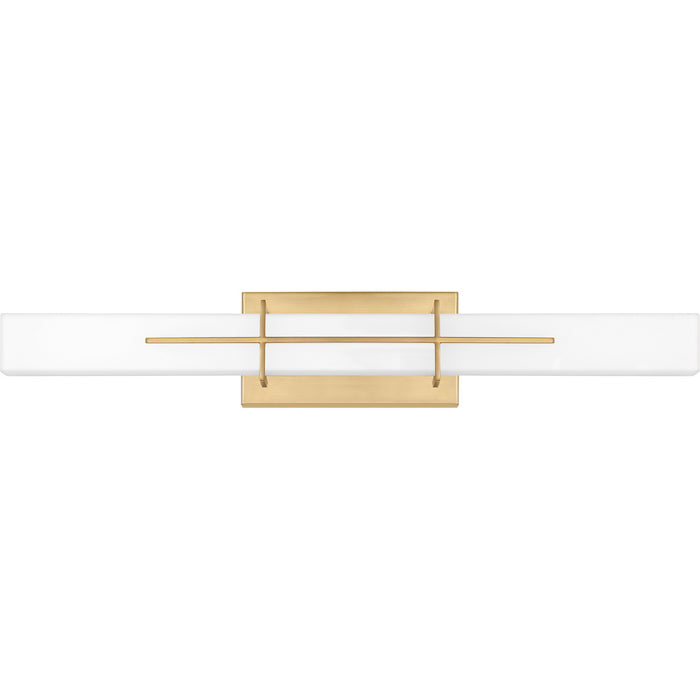 Quoizel PCGI8528AB LED Bath Fixture, Aged Brass