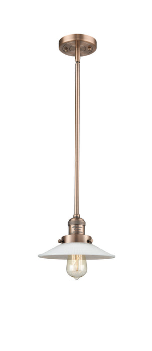 Innovations 201S-AC-G1 One Light Mini Pendant, Antique Copper