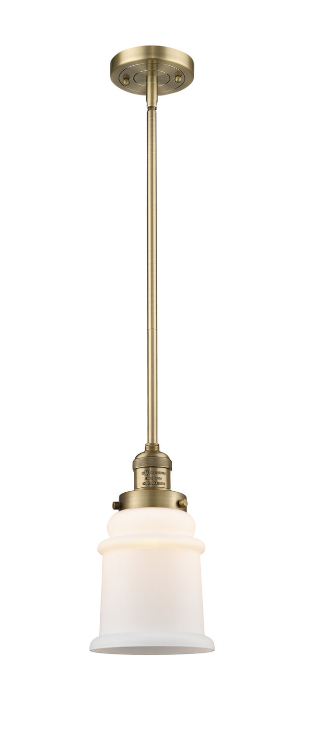 Innovations 201S-BB-G181 One Light Mini Pendant, Brushed Brass