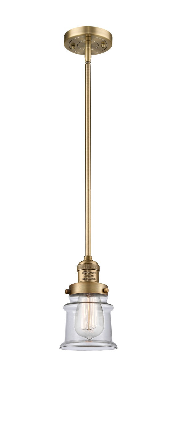 Innovations 201S-BB-G182S-LED LED Mini Pendant, Brushed Brass