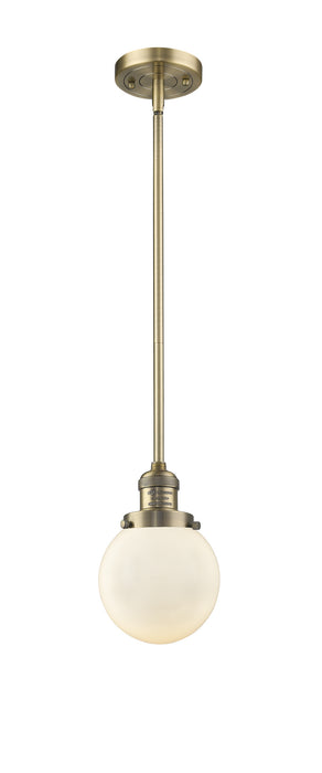 Innovations 201S-BB-G201-6-LED LED Mini Pendant, Brushed Brass