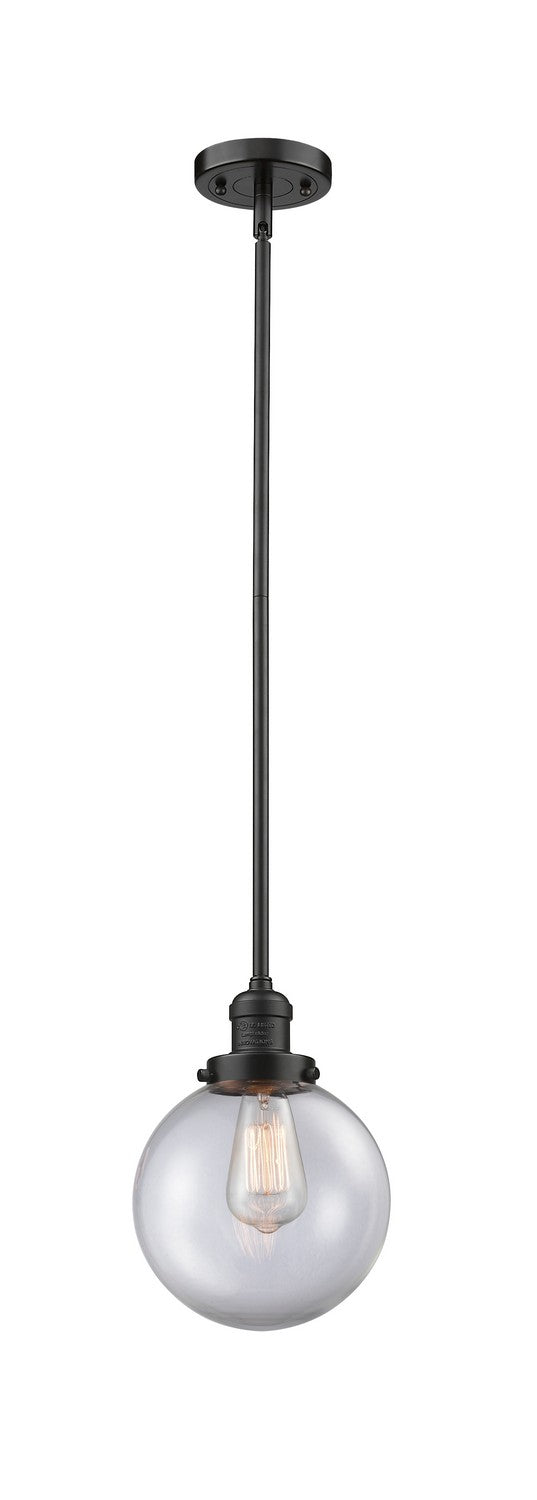 Innovations 201S-OB-G202-8-LED LED Mini Pendant, Oil Rubbed Bronze