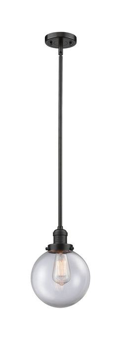 Innovations 201S-OB-G202-8-LED LED Mini Pendant, Oil Rubbed Bronze