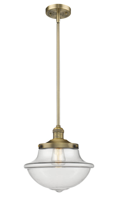 Innovations 201S-BB-G542 One Light Mini Pendant, Brushed Brass