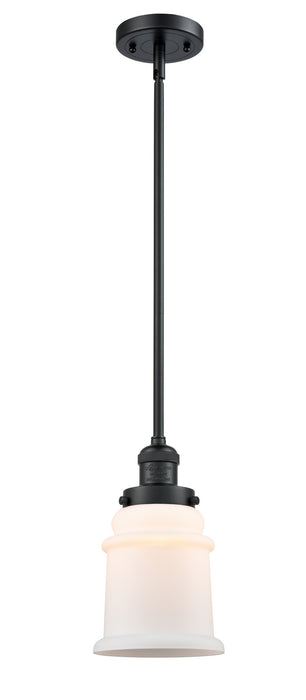 Innovations 201S-BK-G181 One Light Mini Pendant, Matte Black