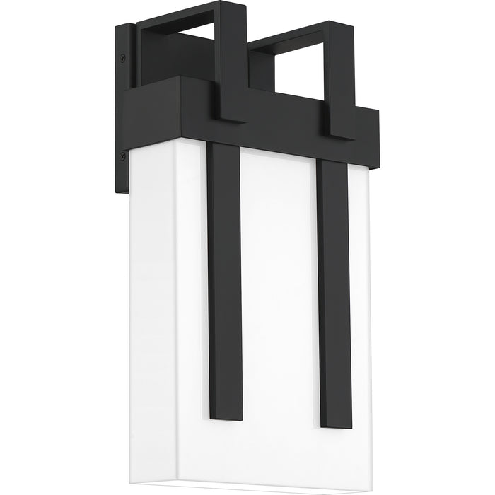 Quoizel RUB8410MBK LED Outdoor Lantern, Matte Black