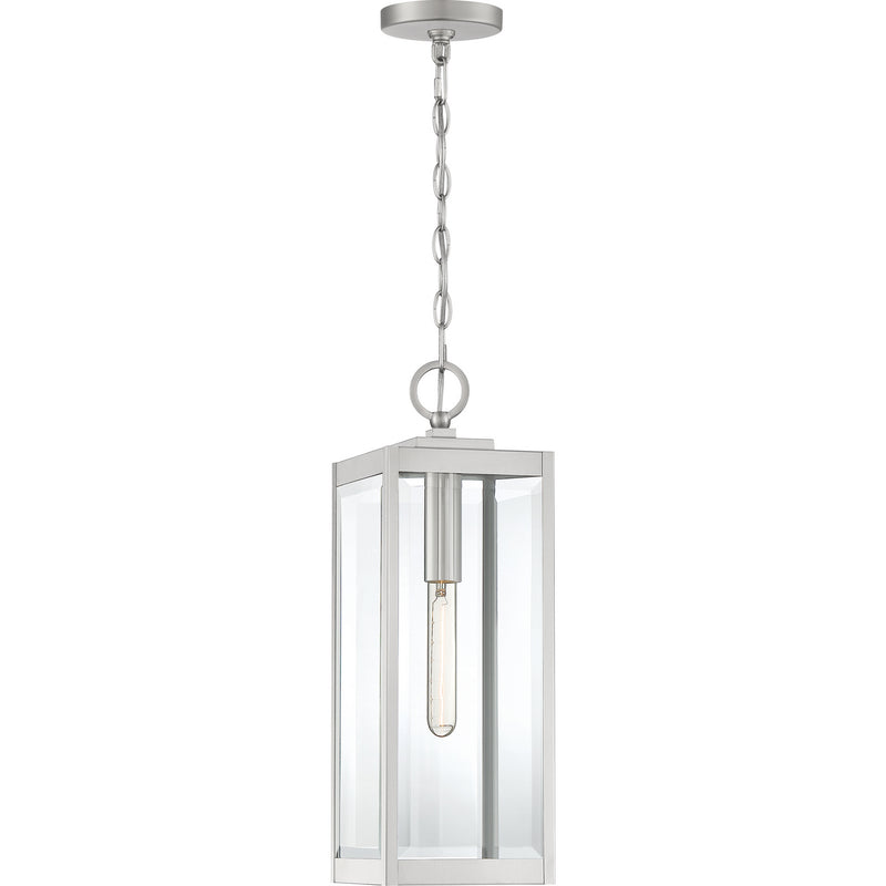 Quoizel WVR1907SS One Light Outdoor Lantern, Stainless Steel