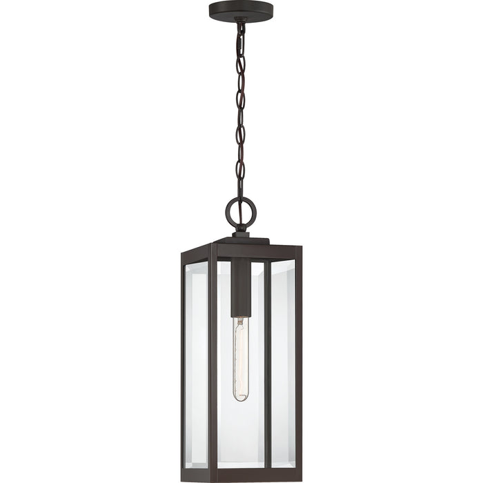 Quoizel WVR1907WT One Light Outdoor Lantern, Western Bronze