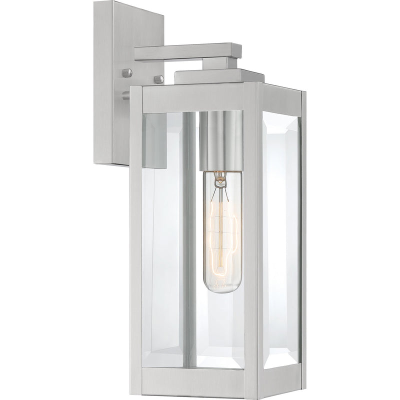 Quoizel WVR8405SS One Light Outdoor Lantern, Stainless Steel