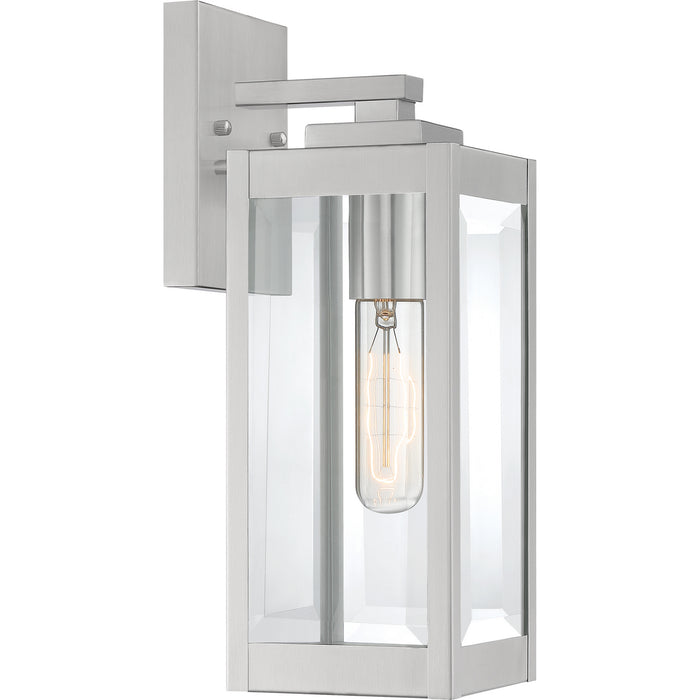 Quoizel WVR8405SS One Light Outdoor Lantern, Stainless Steel