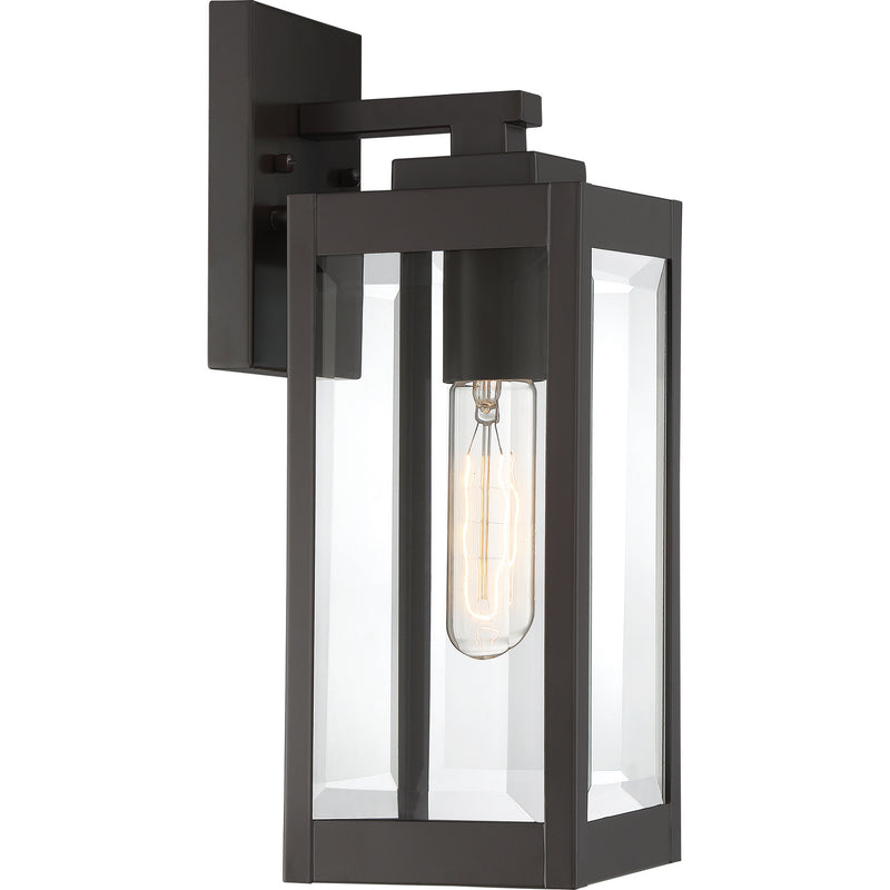 Quoizel WVR8405WT One Light Outdoor Lantern, Western Bronze