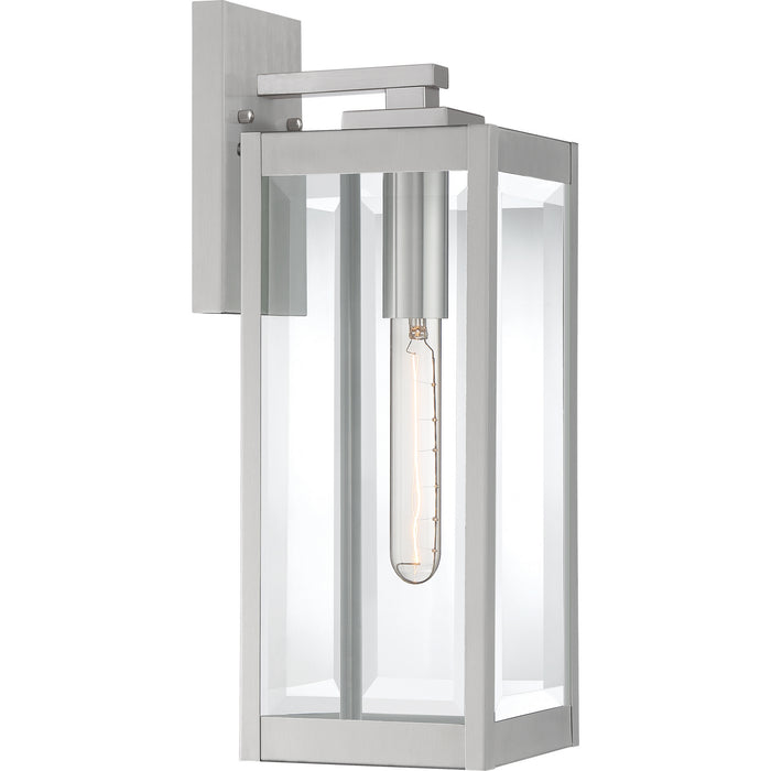 Quoizel WVR8406SS One Light Outdoor Lantern, Stainless Steel