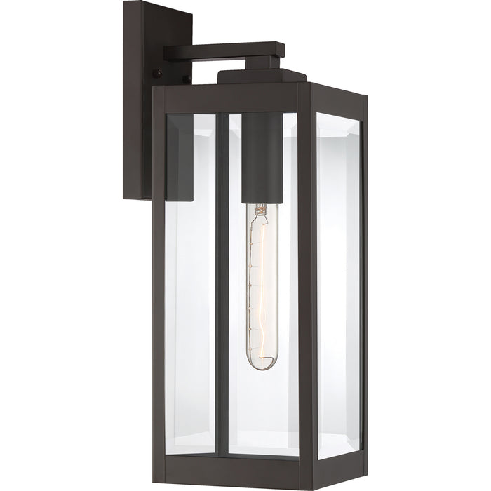 Quoizel WVR8406WT One Light Outdoor Lantern, Western Bronze