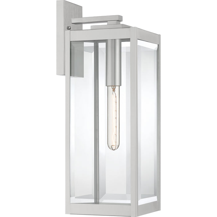 Quoizel WVR8407SS One Light Outdoor Lantern, Stainless Steel