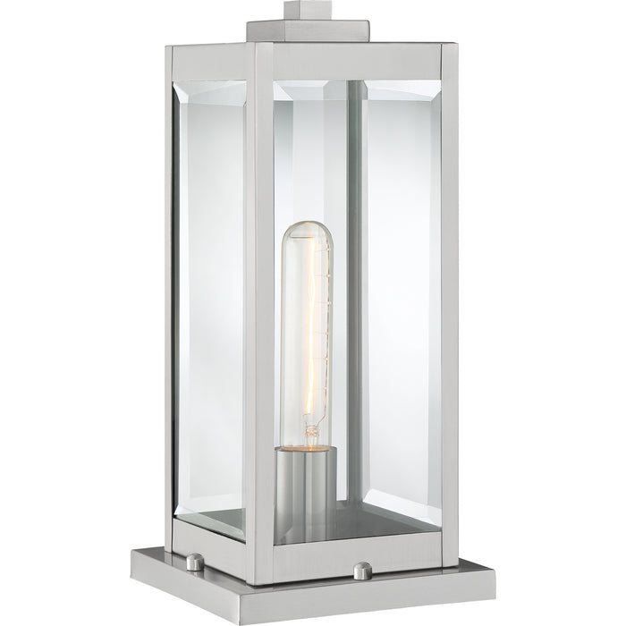 Quoizel WVR9106SS One Light Outdoor Lantern, Stainless Steel